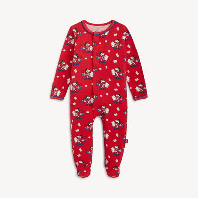 Magnetic Me Red Cocoa Club RightFit Footie