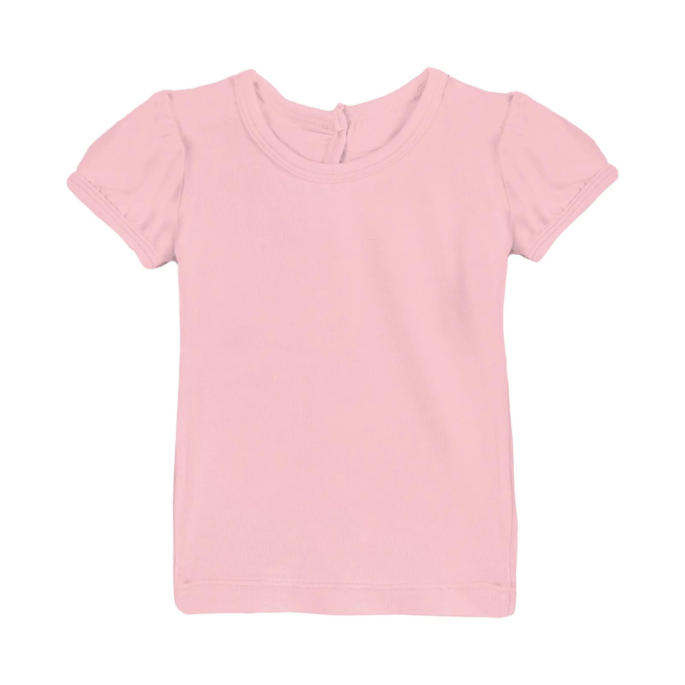 Short Sleeve Tailored Fit Puff Tee in Cotton Candy