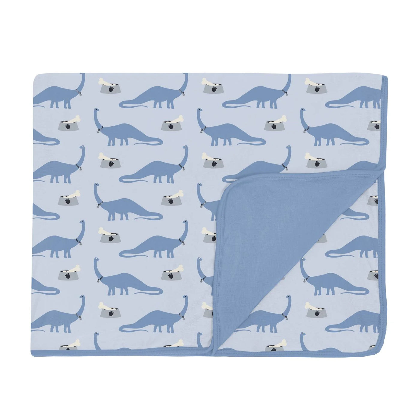 Print Toddler Blanket in Dew Pet Dino