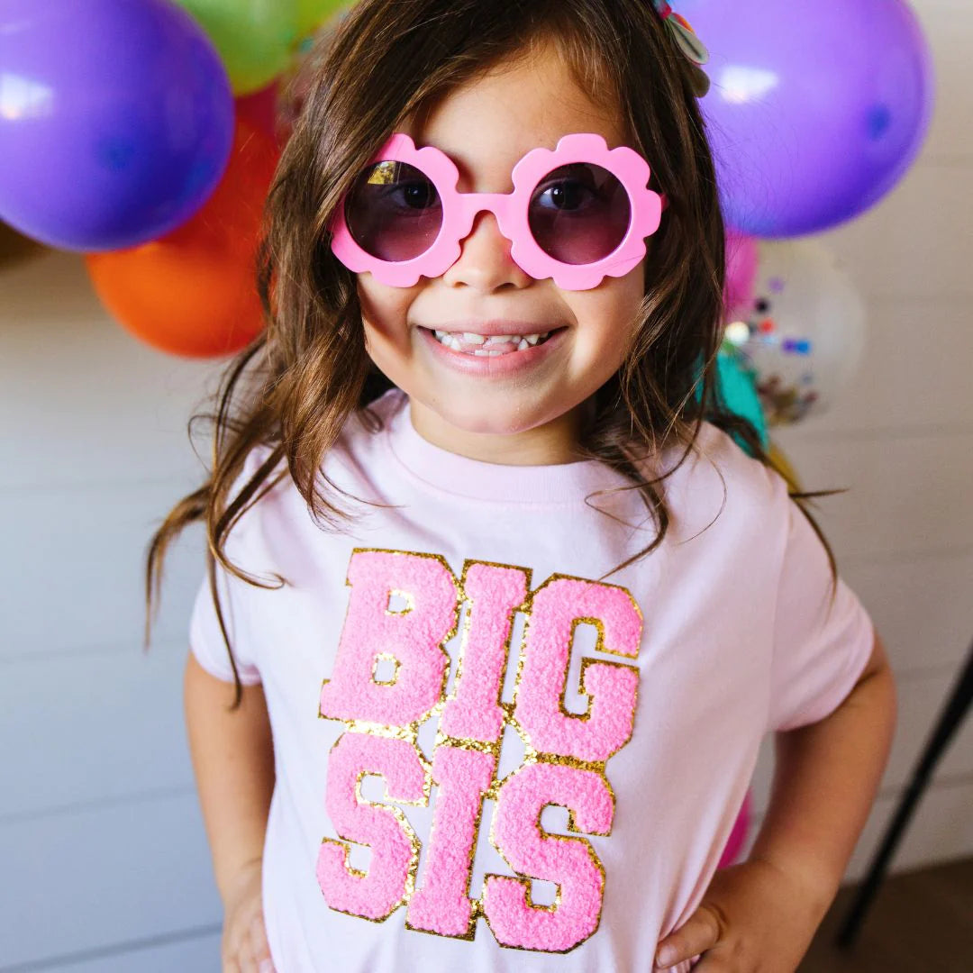 Big Sis Patch Short Sleeve - Ballet