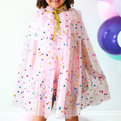 Pink Confetti Cape