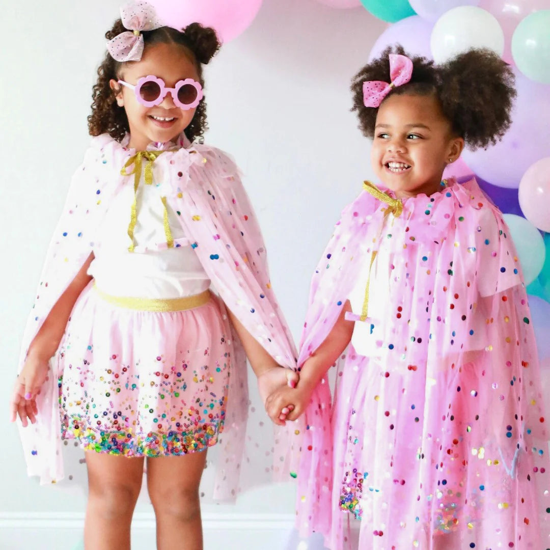 Raspberry Confetti Cape – Confetti Kids