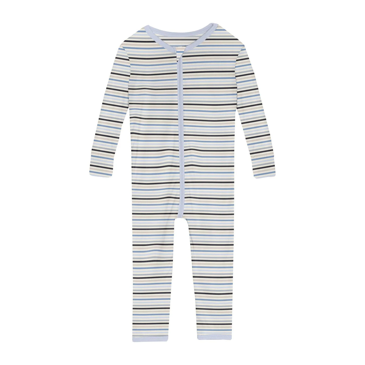 Print Convertible Sleeper with Zipper in Rhyme Stripe