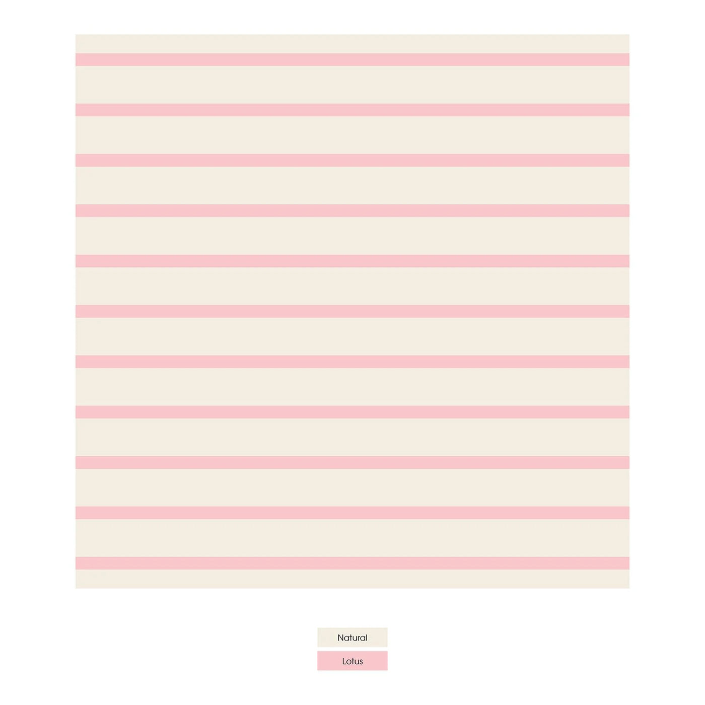 Print Layette Gown Converter & Single Knot Hat Set in Lotus Sweet Stripe