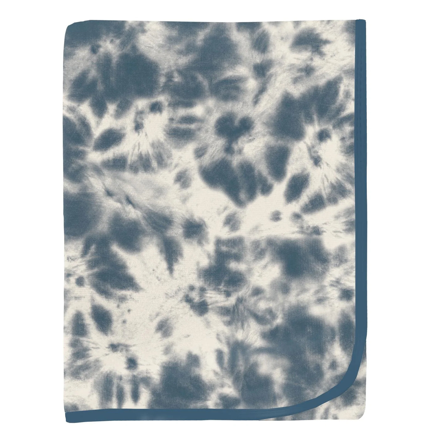 Swaddling Blanket in Deep Sea Tie Dye