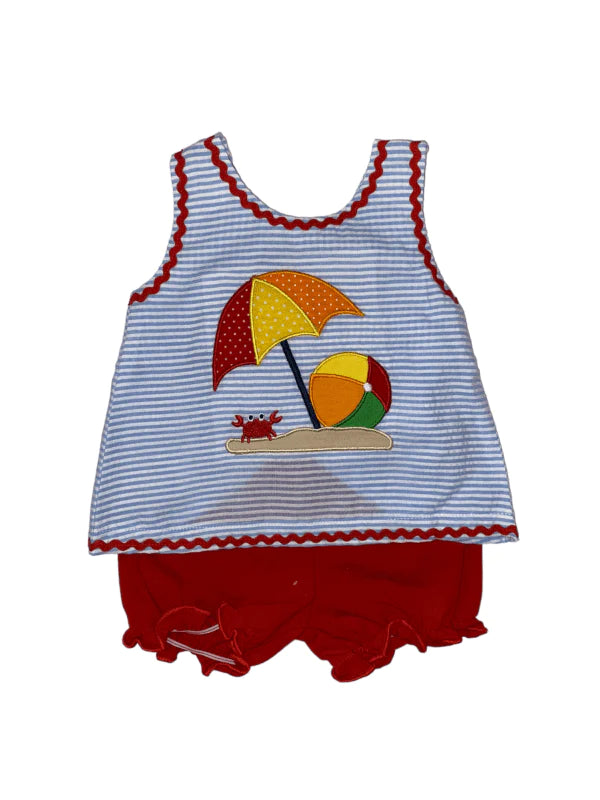 Three Sisters Beach Days Girls Bloomer Set