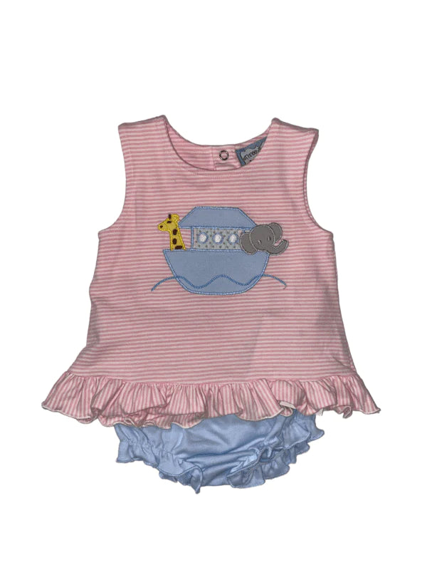 Three Sisters Noah's Ark Girls Bloomer Set