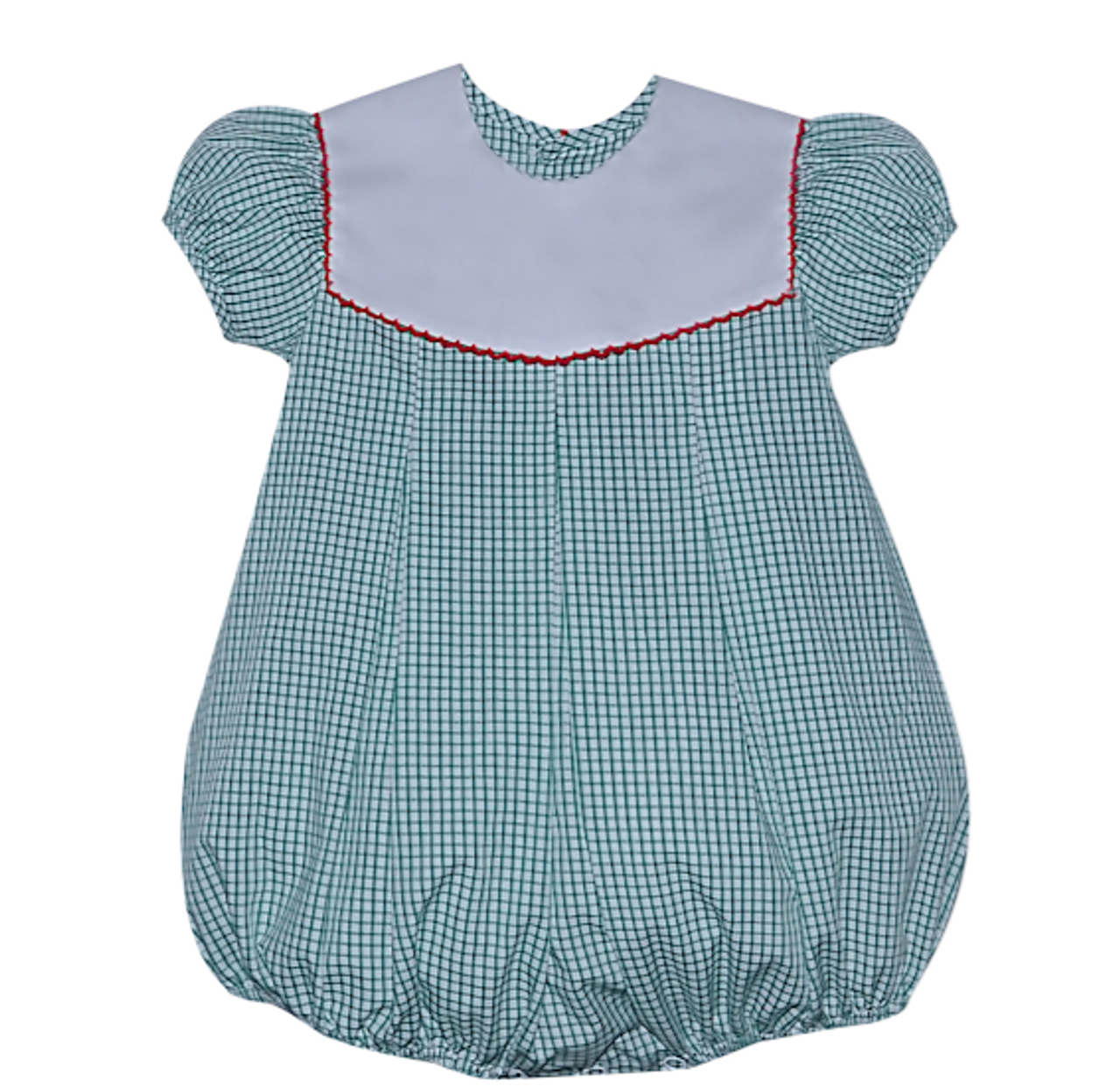 Reese Girl Bubble-Picot Collar - Green