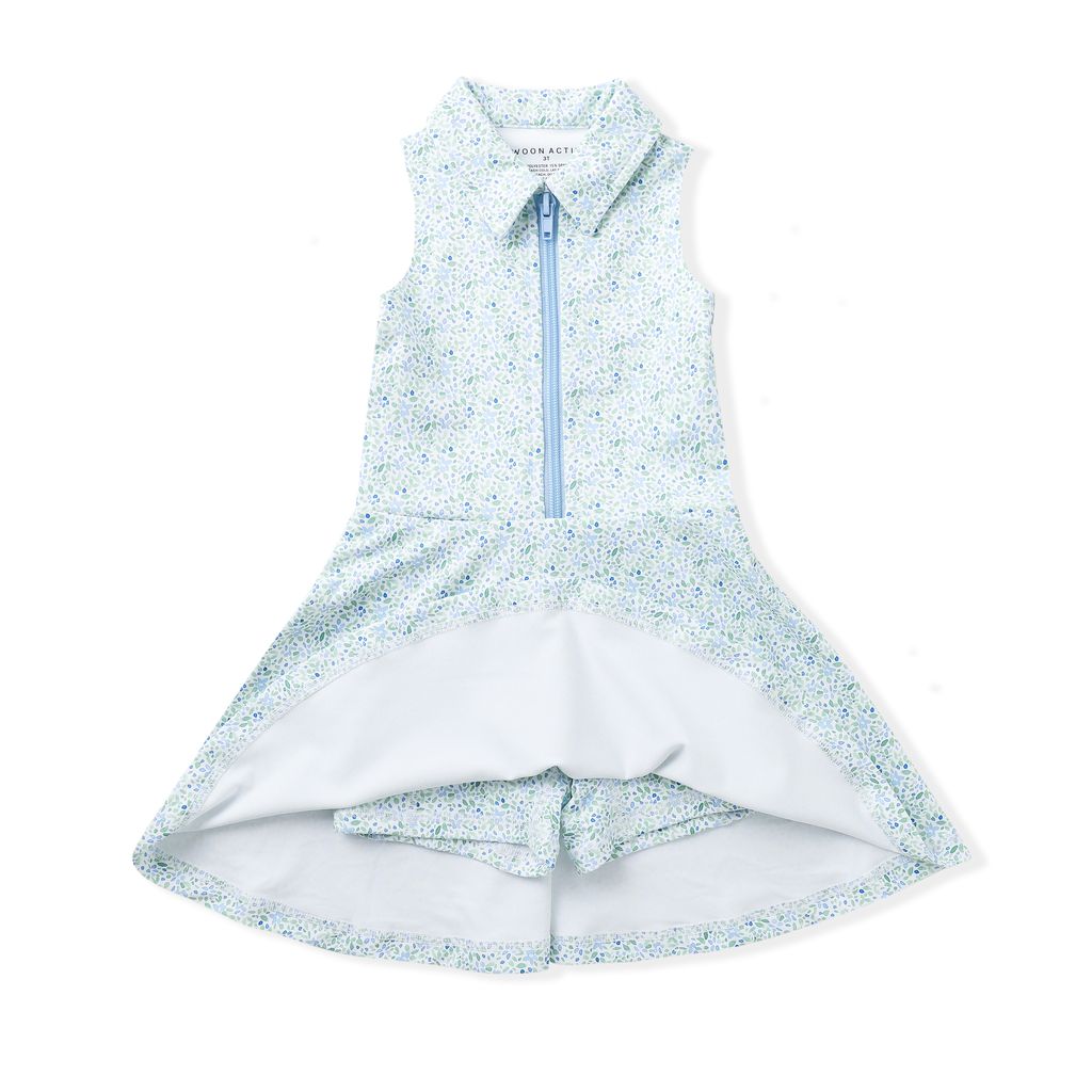 SWOON ACTIVE FLORAL COLLAR TENNIS DRESS