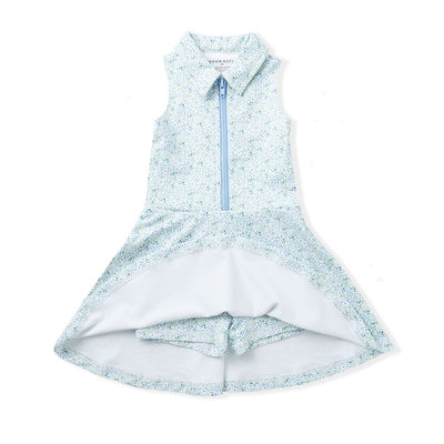SWOON ACTIVE FLORAL COLLAR TENNIS DRESS
