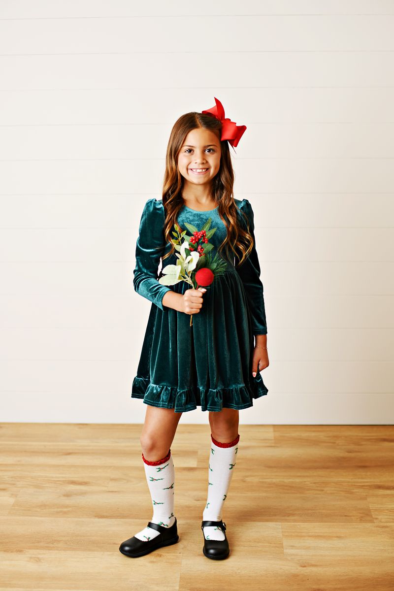 HUNTER VELVET DRESS