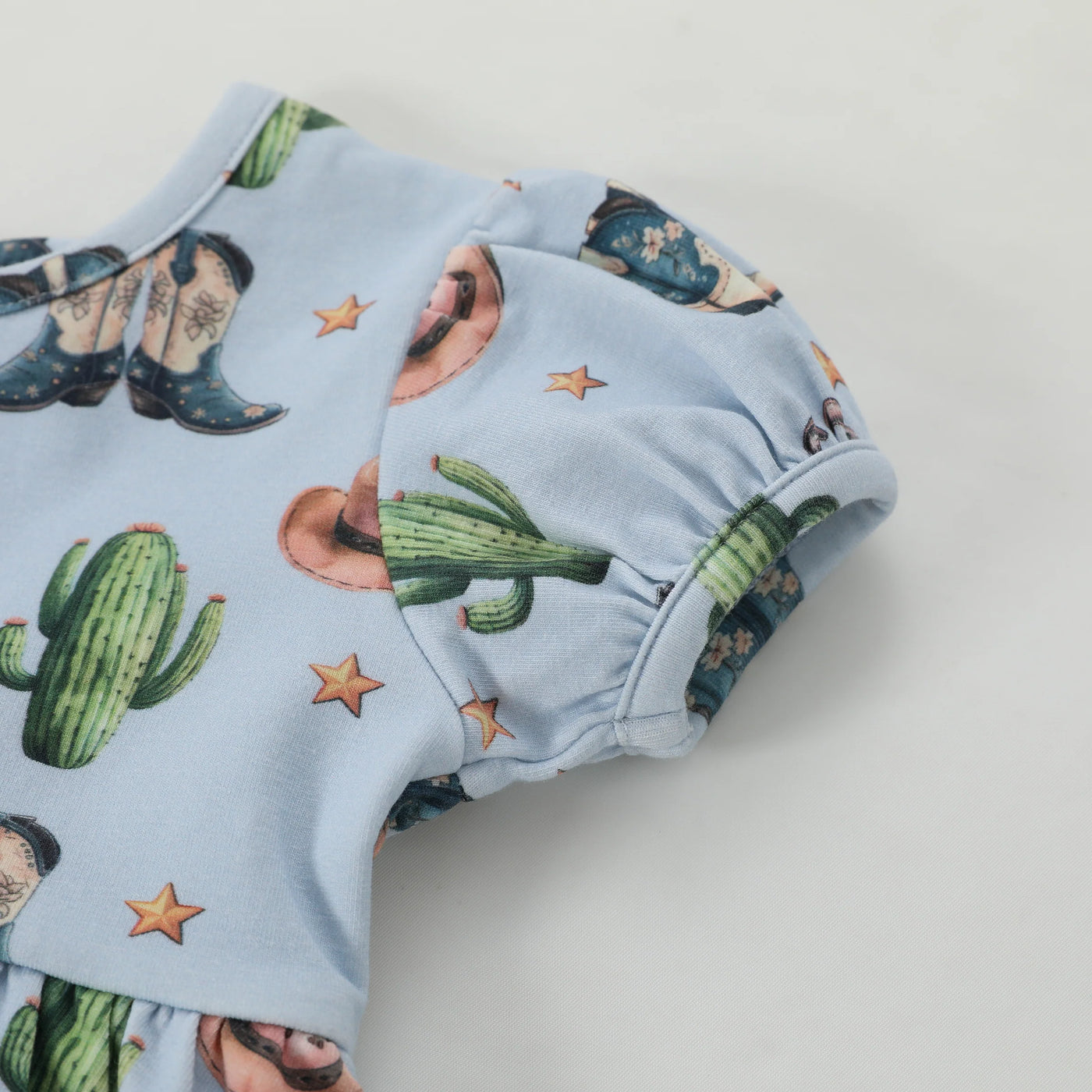 SWOON BABY RODEO BOOTS BUBBLE EYELET DRESS