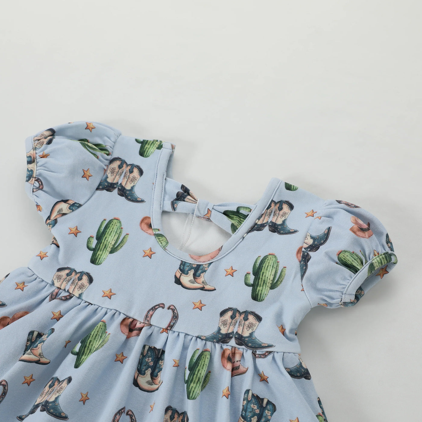 SWOON BABY RODEO BOOTS BUBBLE EYELET DRESS