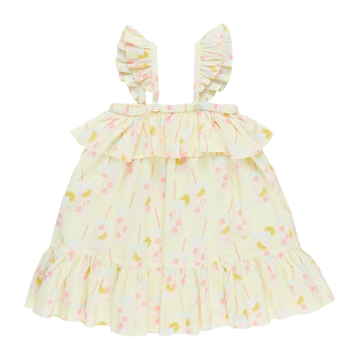 Girls Amalia Dress - Pink Lemonade