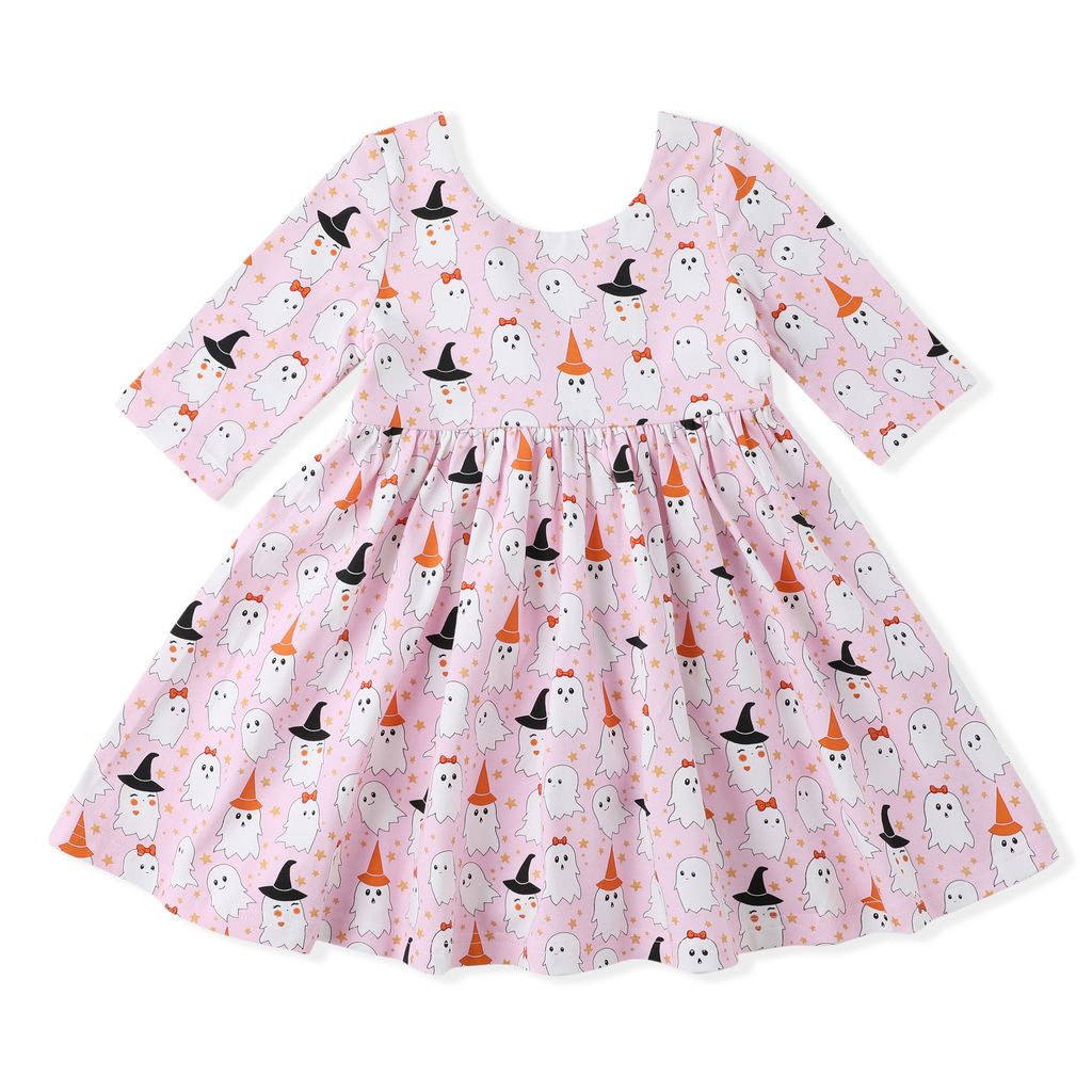 GHOST GLITTER TWIRL DRESS