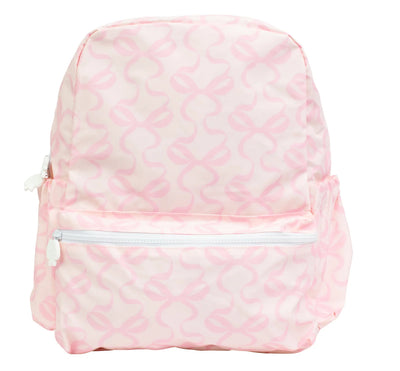 Apple of my Isla - The Bows Pink on Pink Backpack