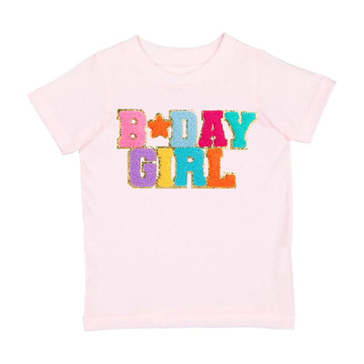 Birthday Girl Patch Short Sleeve - Ballet