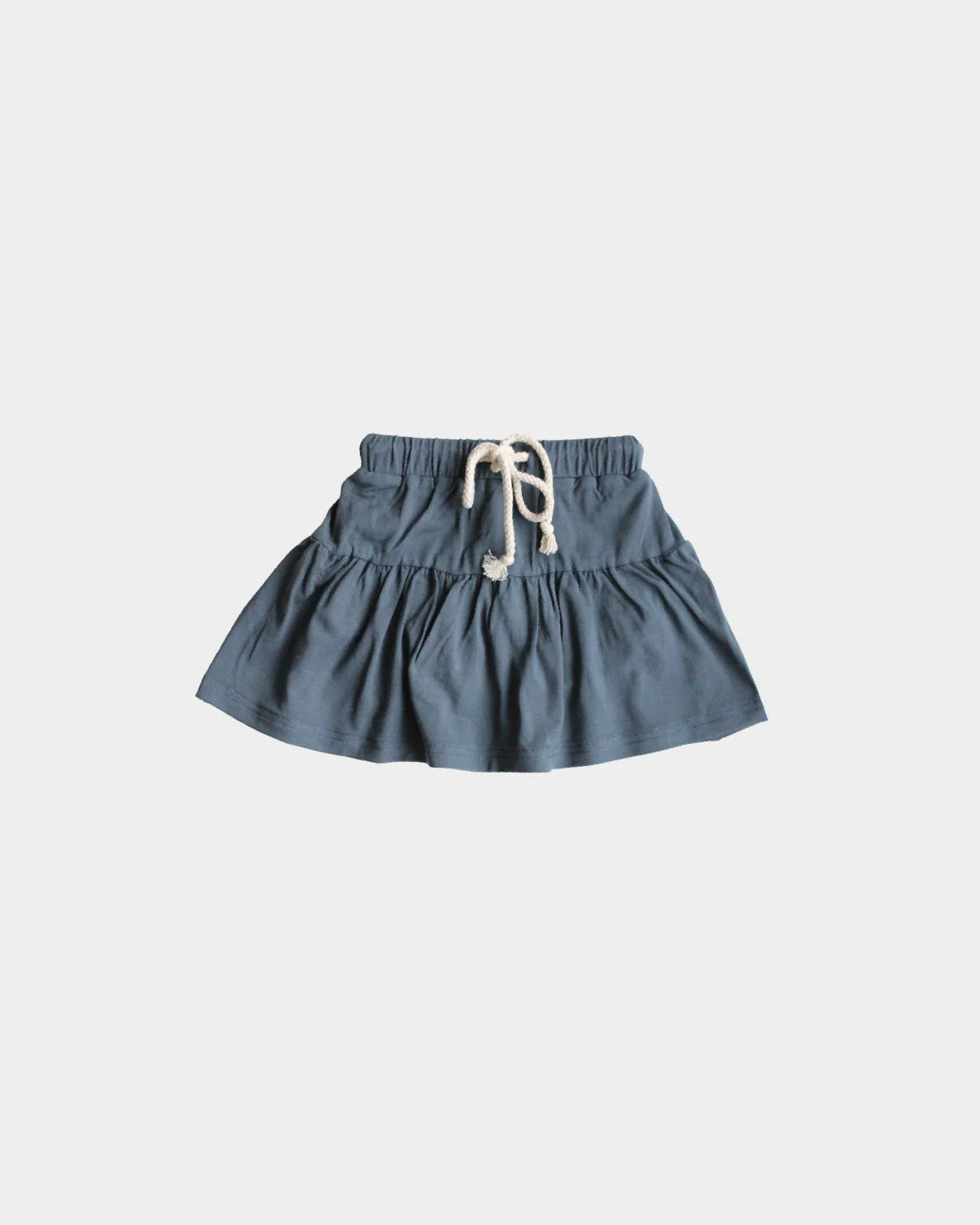 Ruffled Skort in Dusty Blue