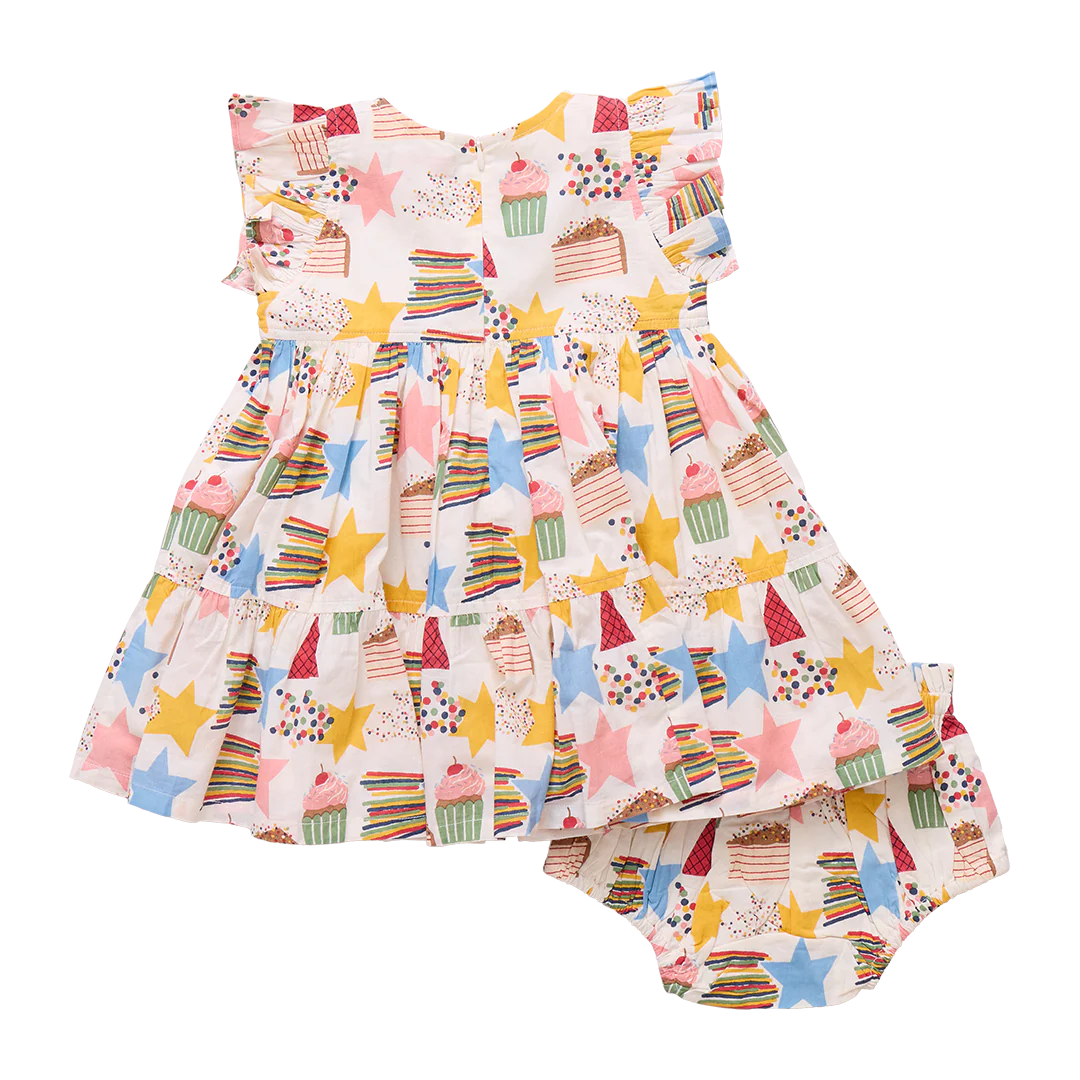 Baby Girls Jennifer Dress Set - Birthday Star