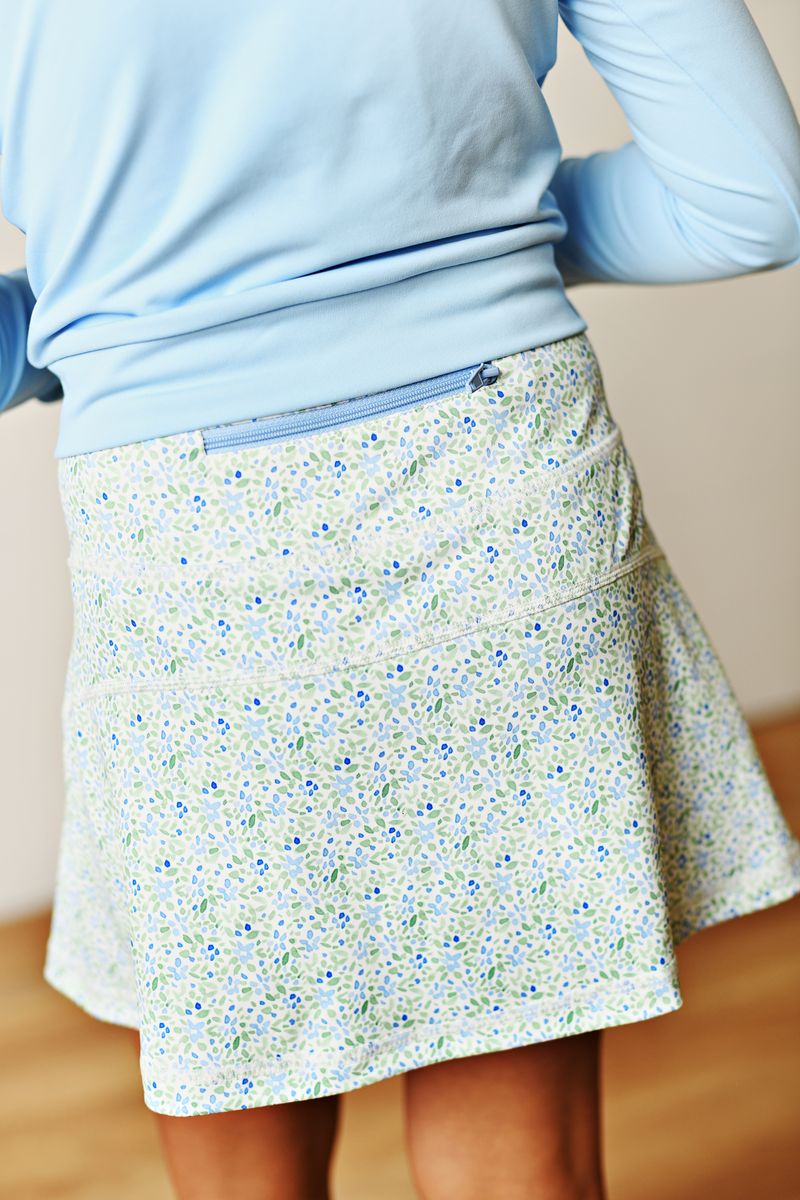 SWOON ACTIVE FLORAL TENNIS SKIRT