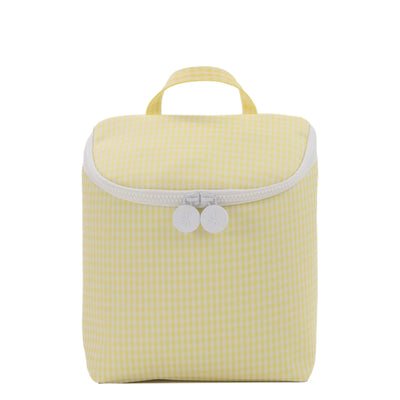 TRVL TAKE AWAY INSULATED LUNCH BAG - GINGHAM BUTTERCUP