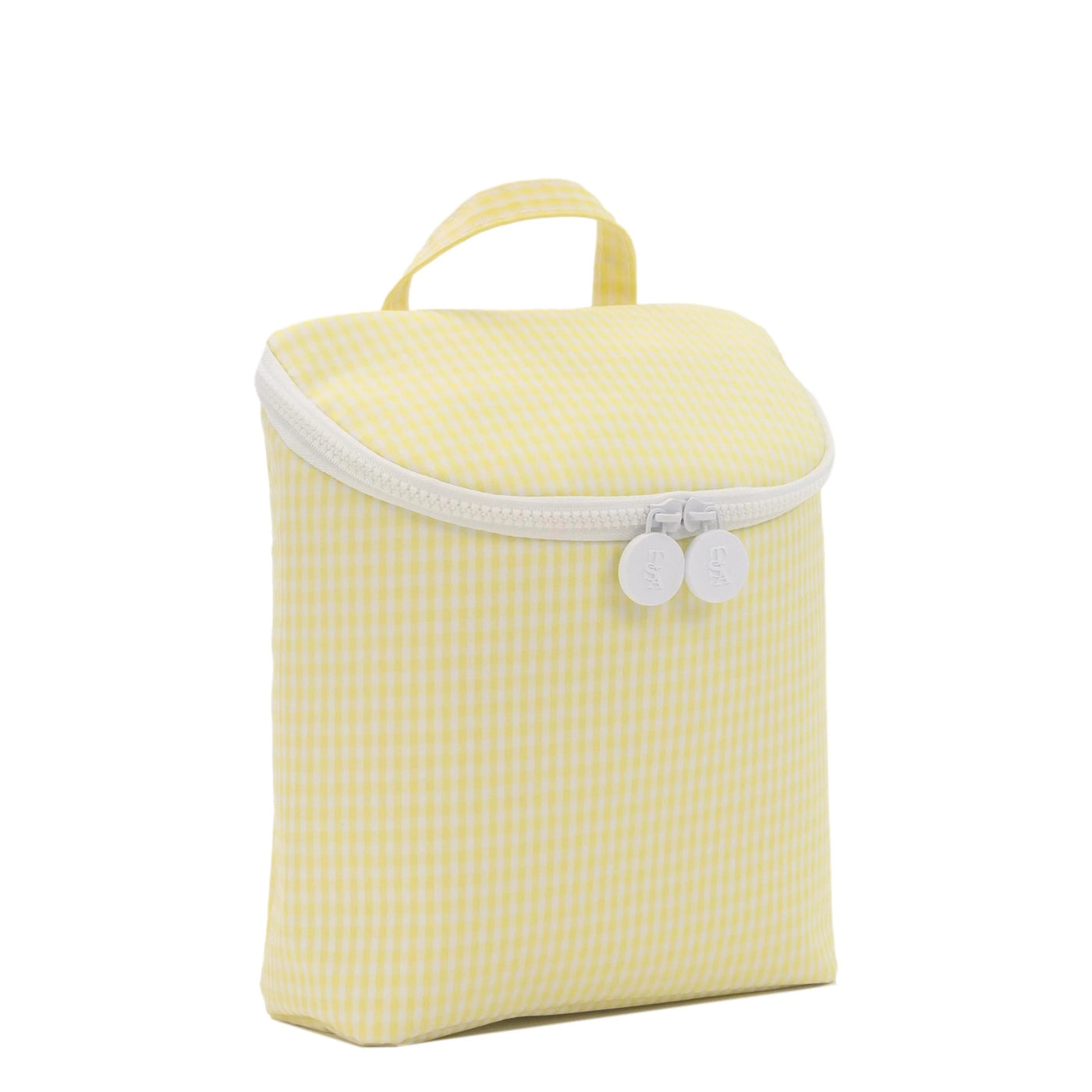 TRVL TAKE AWAY INSULATED LUNCH BAG - GINGHAM BUTTERCUP