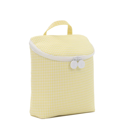 TRVL TAKE AWAY INSULATED LUNCH BAG - GINGHAM BUTTERCUP