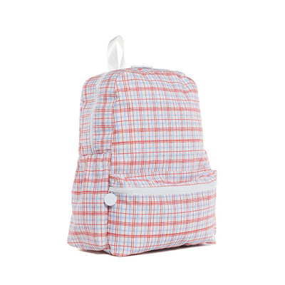 TRVL BACKPACKER - BACKPACK CLASSIC PLAID RED