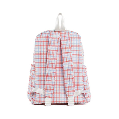 TRVL BACKPACKER - BACKPACK CLASSIC PLAID RED