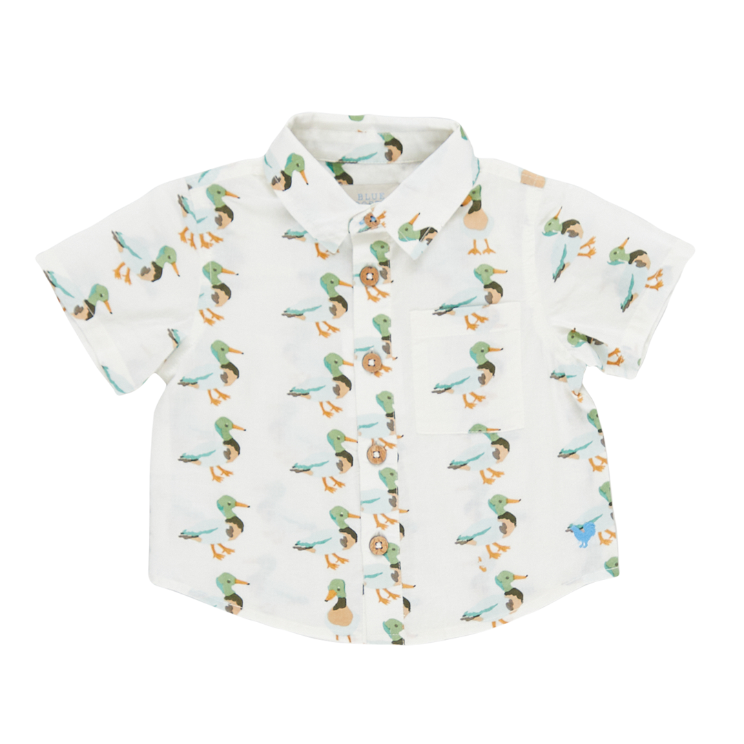 Boys Jack Shirt - Mallard Friends