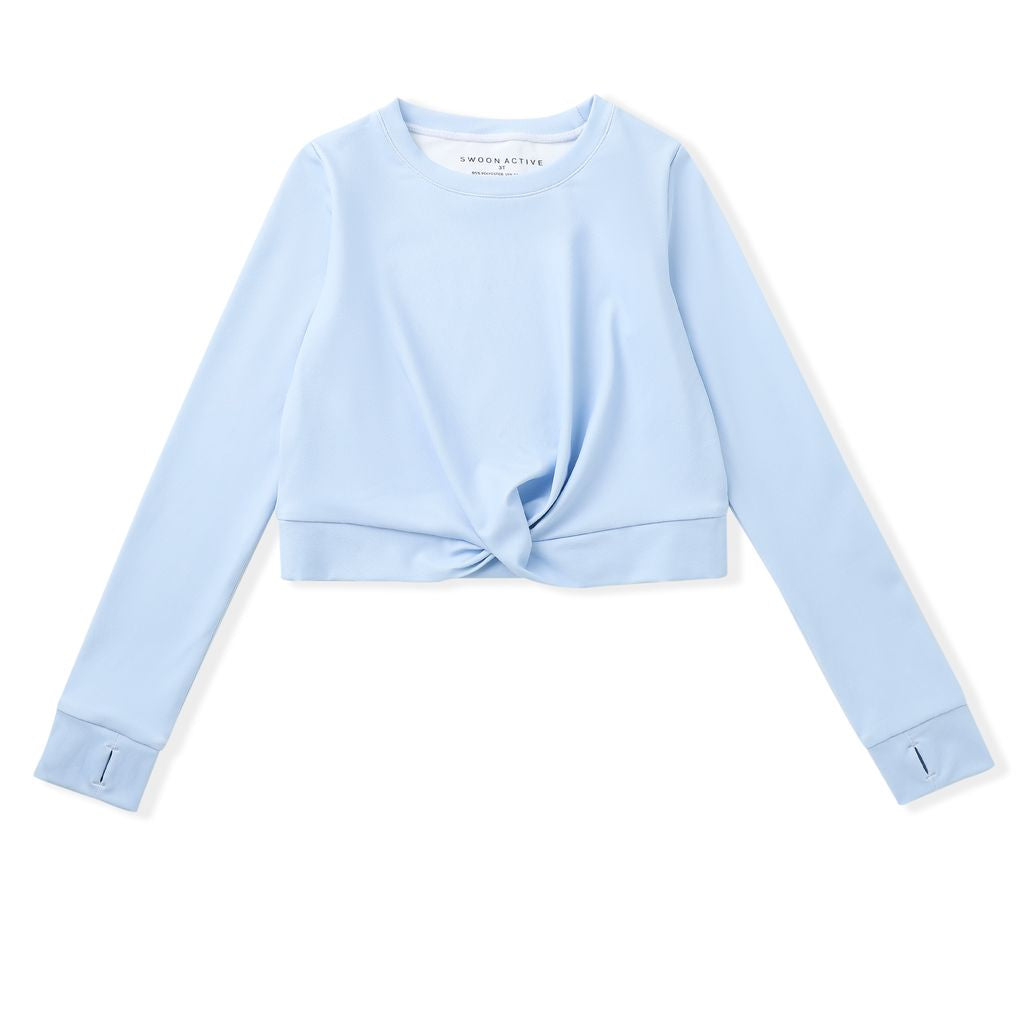 SWOON ACTIVE BLUE KNOT TOP