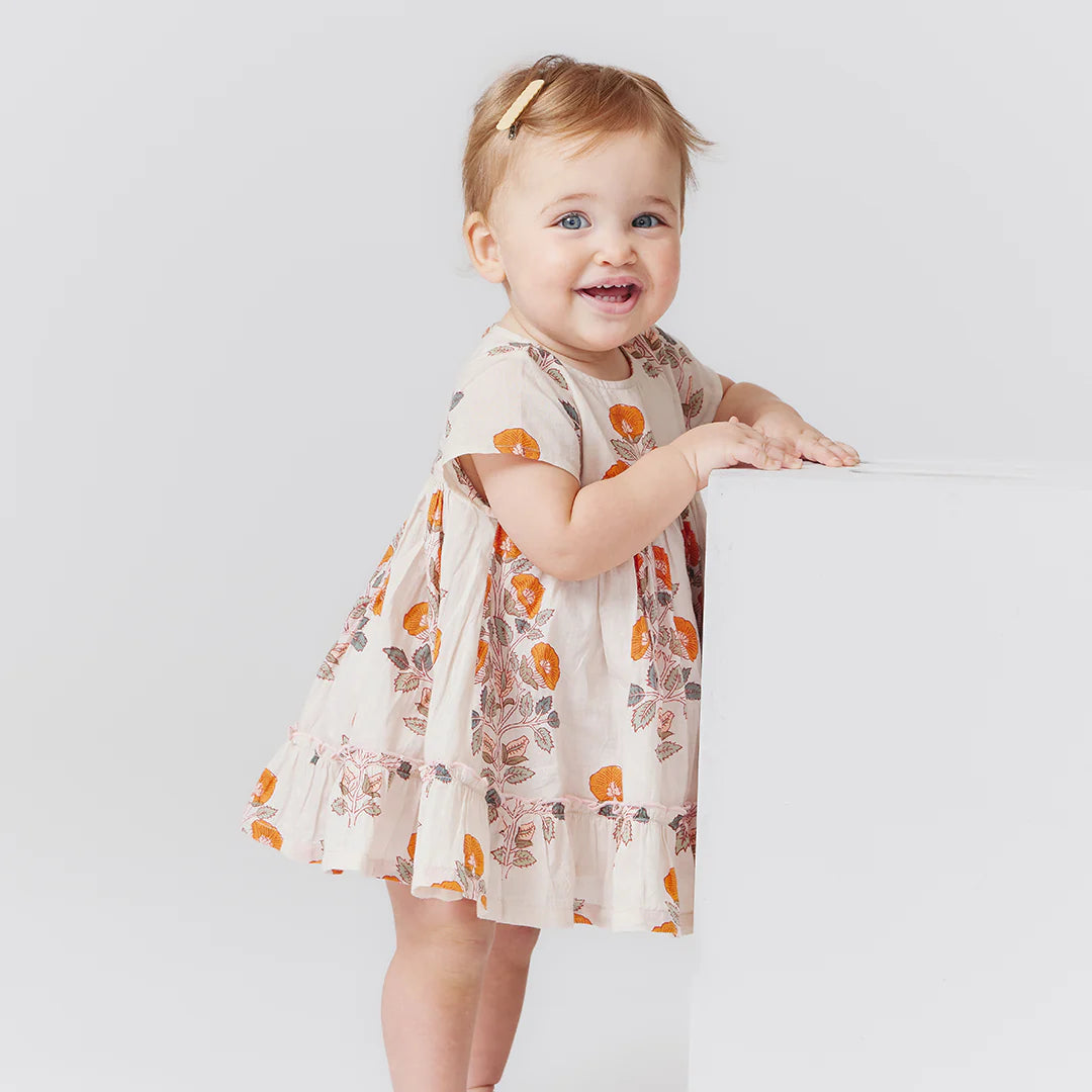 Baby Girls Niley Dress Set - Cloud Bouquet Floral