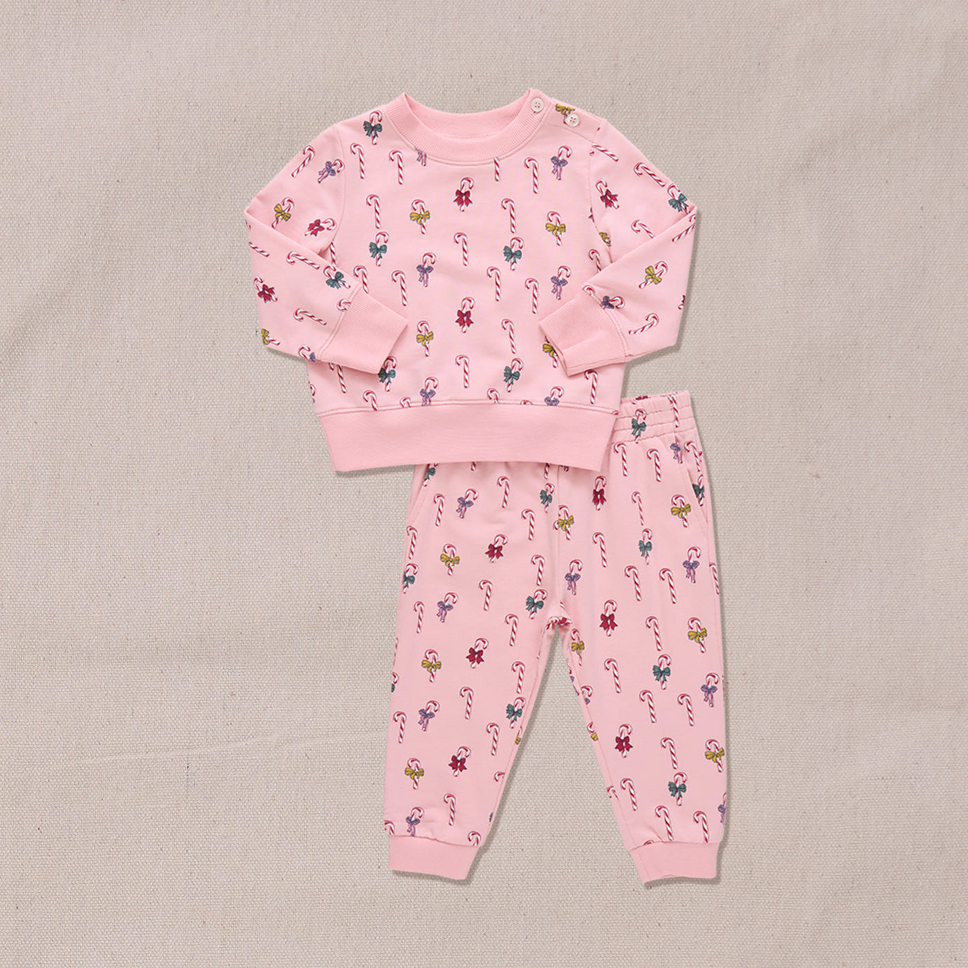 BABY JAX JOGGER SET - MINI CANDY CANE