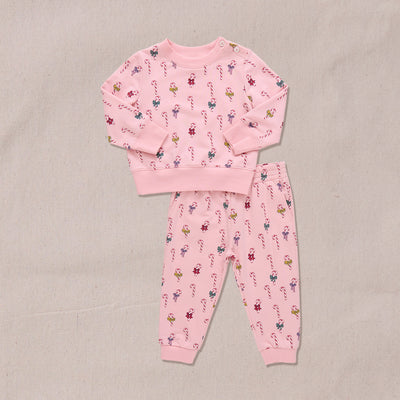 BABY JAX JOGGER SET - MINI CANDY CANE