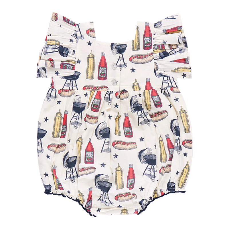 Baby Girls Elsie Bubble - Grilling Out