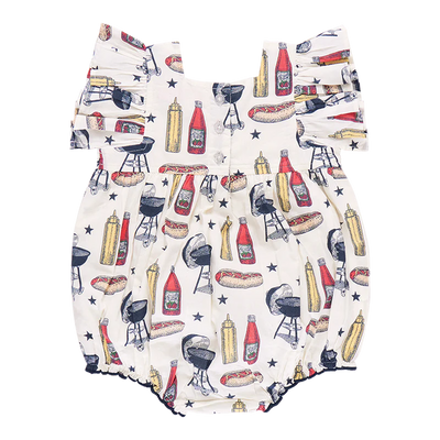 Baby Girls Elsie Bubble - Grilling Out