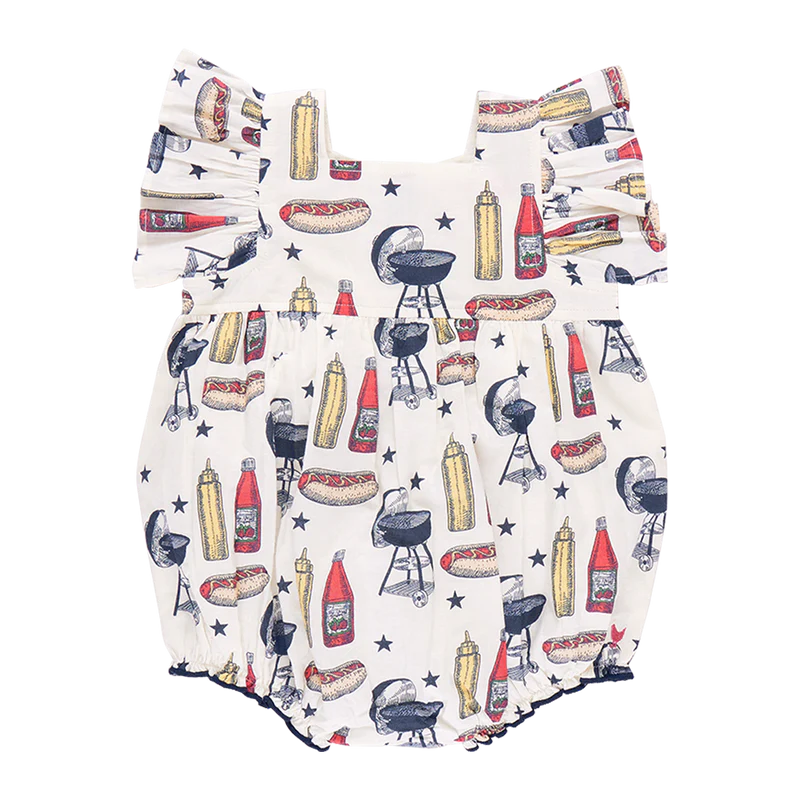 Baby Girls Elsie Bubble - Grilling Out