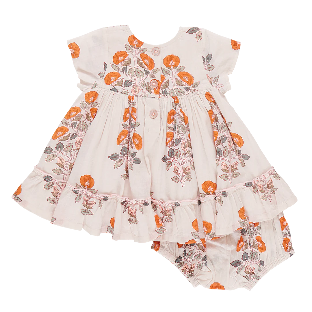 Baby Girls Niley Dress Set - Cloud Bouquet Floral