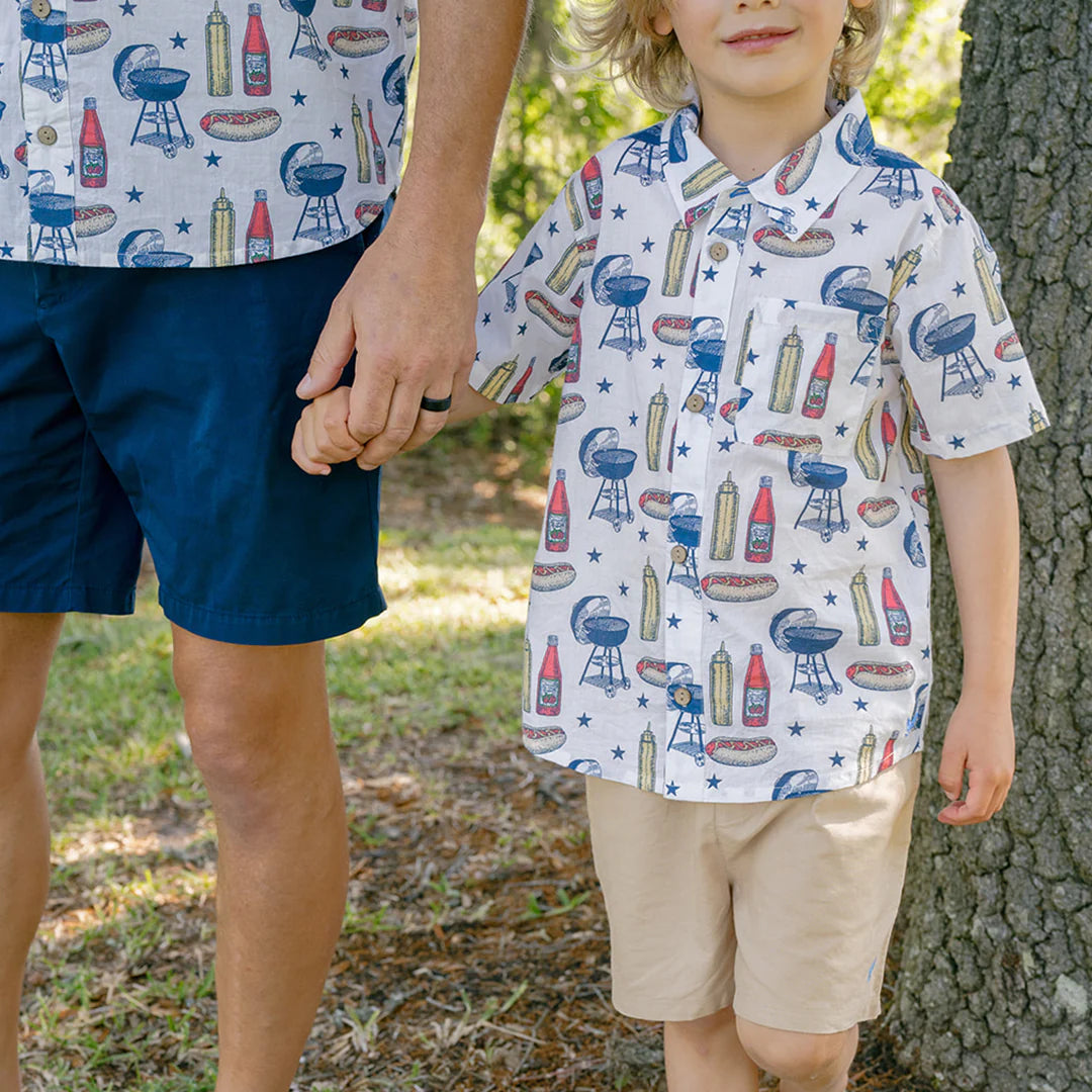 Boys Jack Shirt - Grilling Out