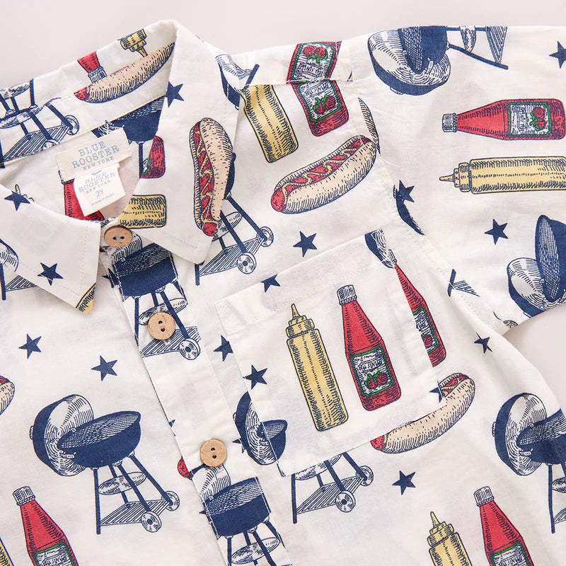 Boys Jack Shirt - Grilling Out