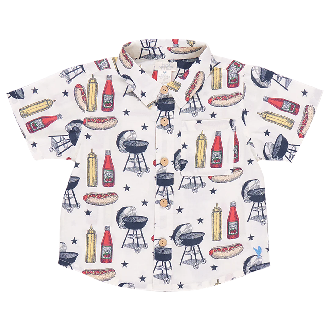 Boys Jack Shirt - Grilling Out
