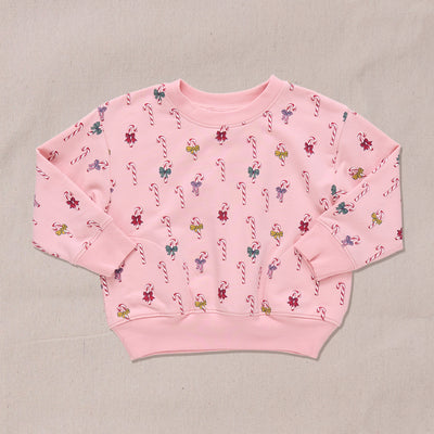 PLAY SWEATSHIRT - MINI CANDY CANE