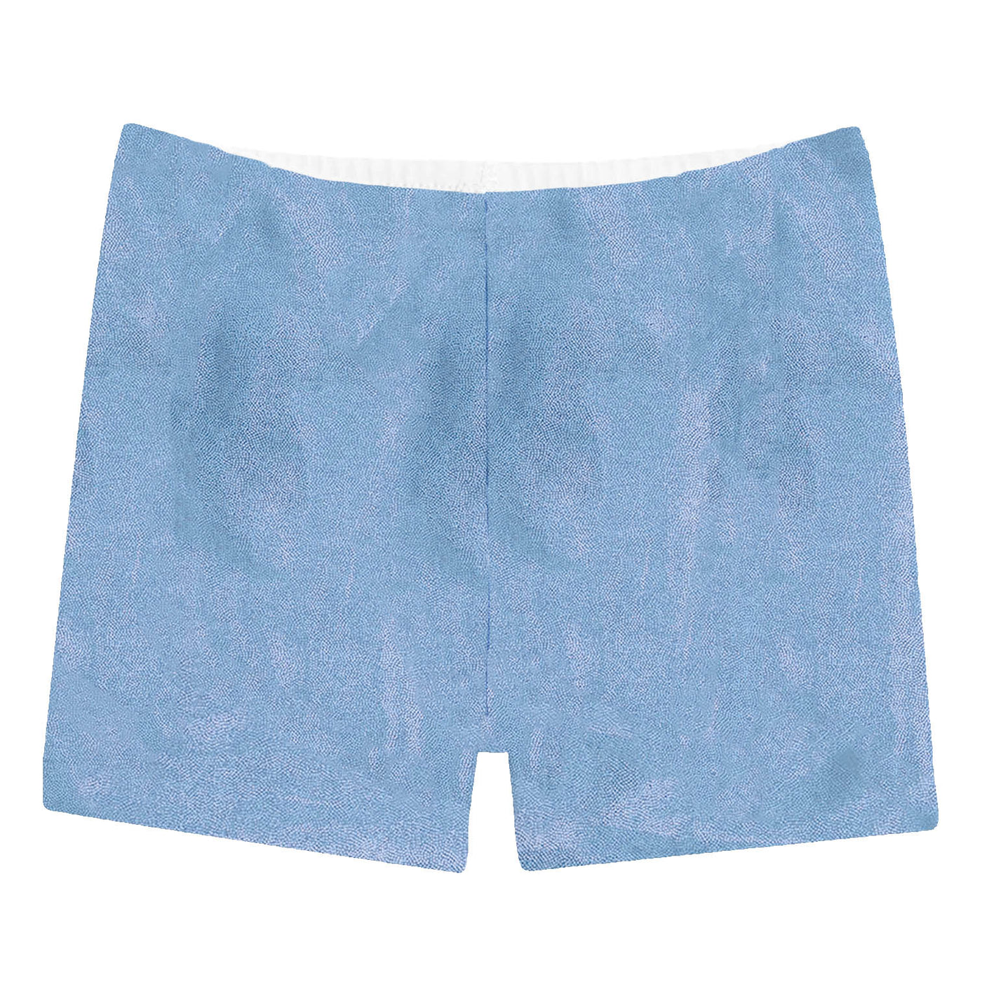 Shimmer Biker Short in Light Blue
