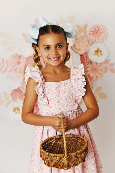 Spring Bunny Pinafore Dress