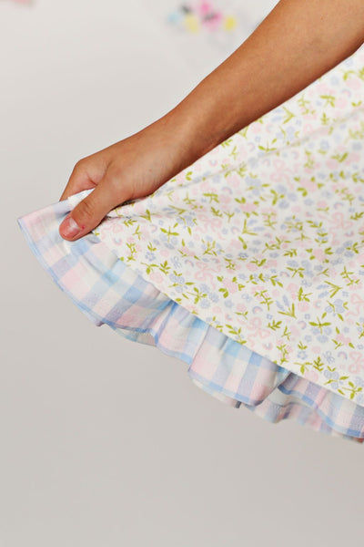 Serendipity Clothing Co. Springtime Blues Layered Tier Dress