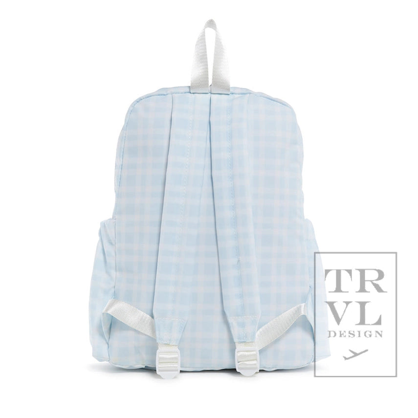 TRVL BACKPACKER - Backpack Pimlico Plaid Blue