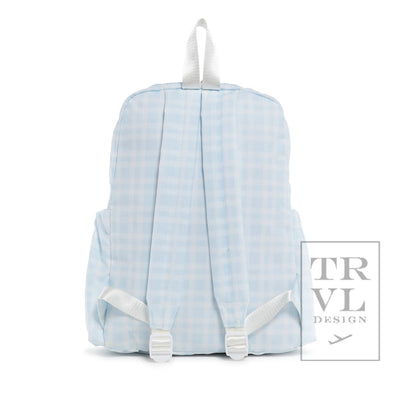 TRVL BACKPACKER - Backpack Pimlico Plaid Blue