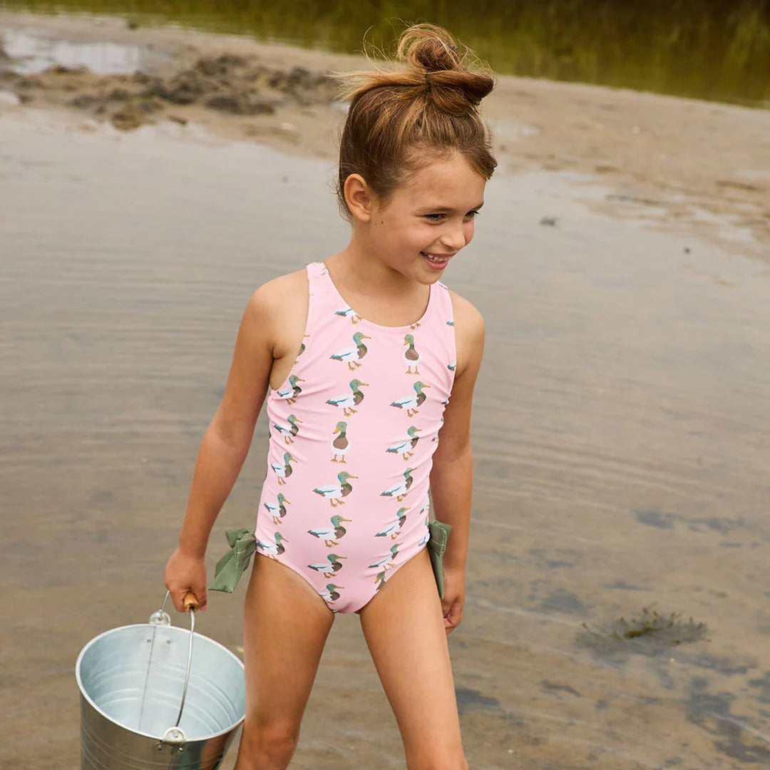 Pink Chicken Girls Sutton Suit Pink Mallard Friends Confetti Kids