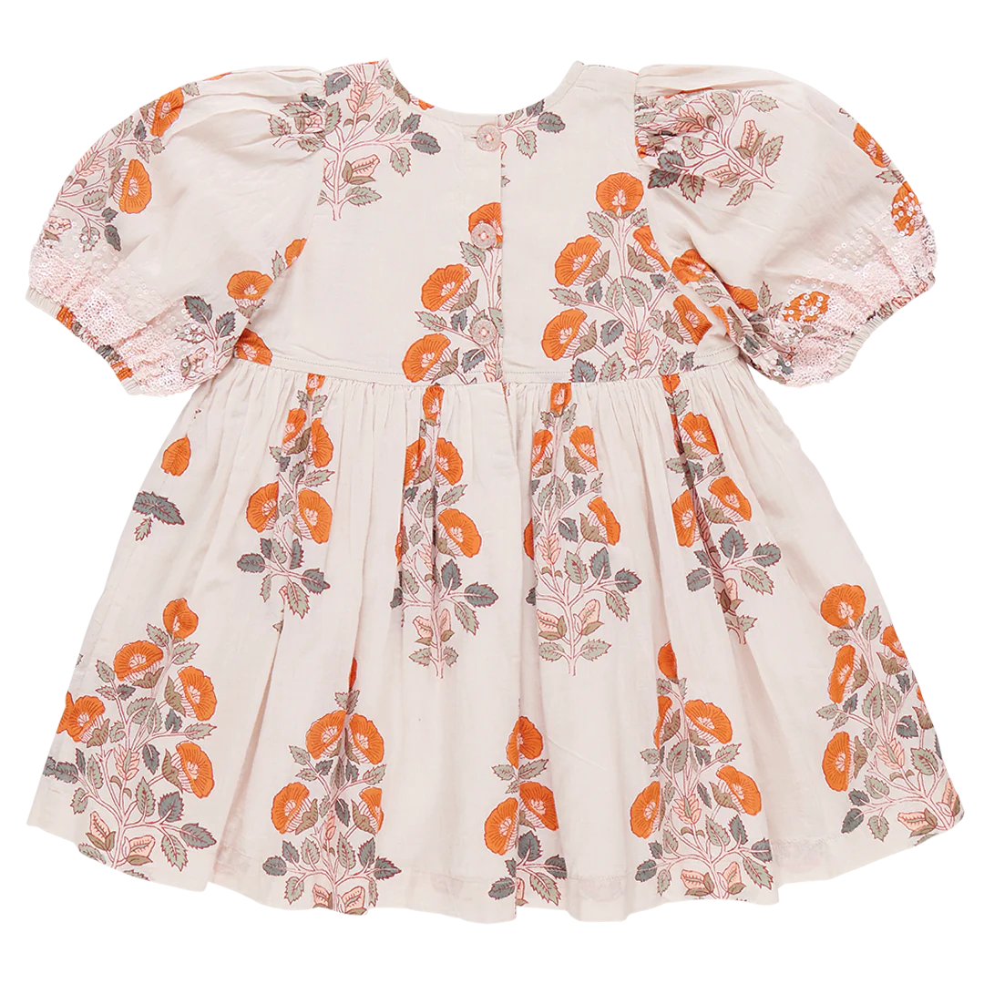 Girls Evelyn Dress - Cloud Bouquet Floral