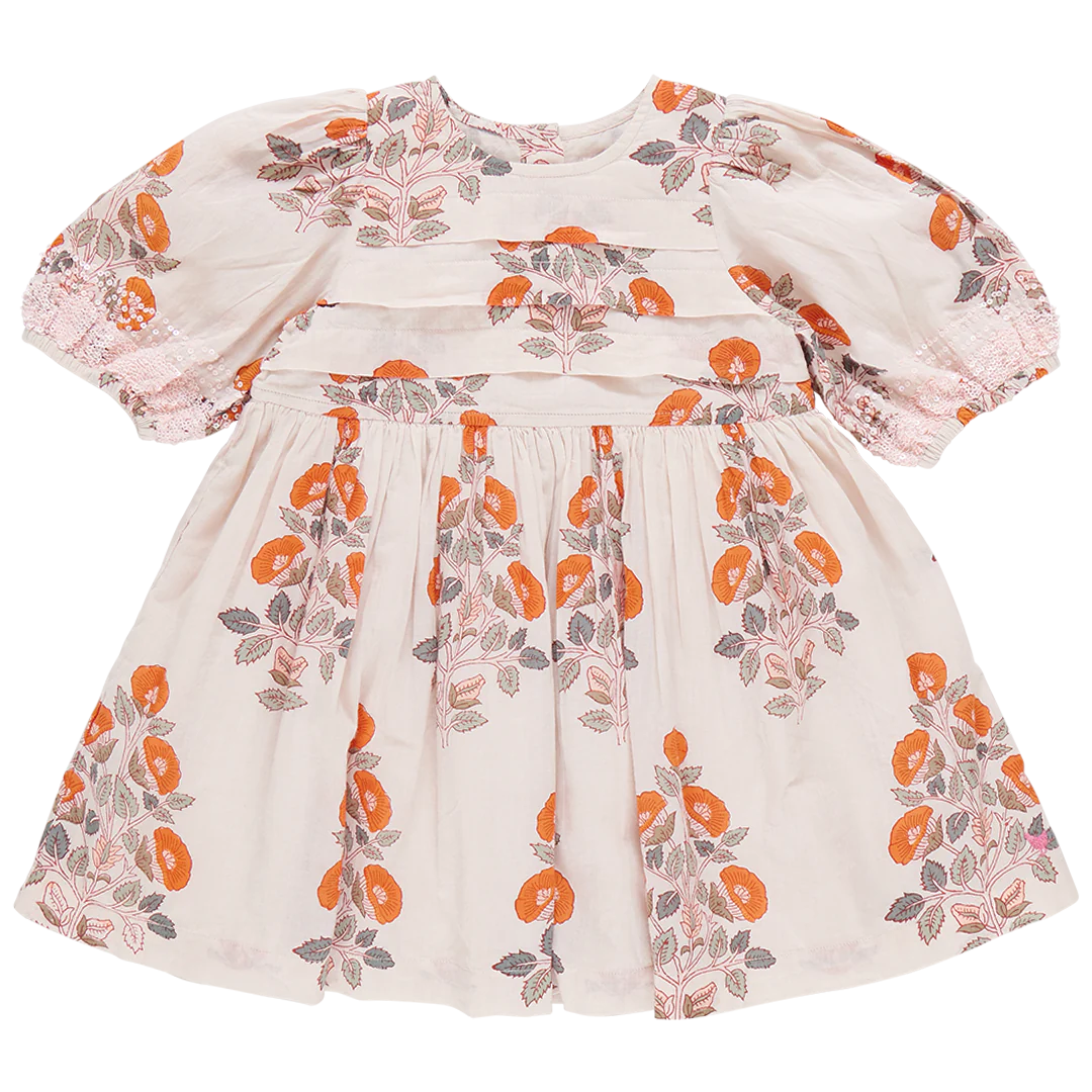 Girls Evelyn Dress - Cloud Bouquet Floral